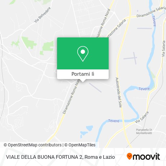 Mappa VIALE DELLA BUONA FORTUNA 2