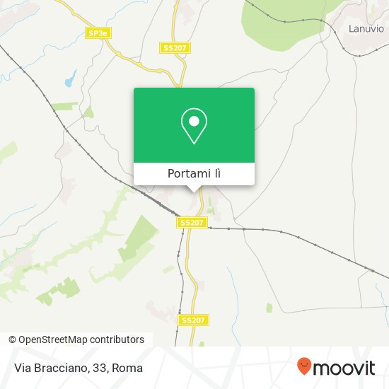 Mappa Via Bracciano, 33