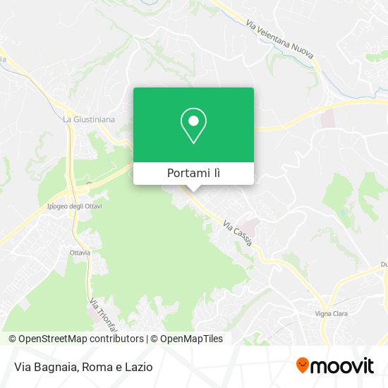 Mappa Via Bagnaia