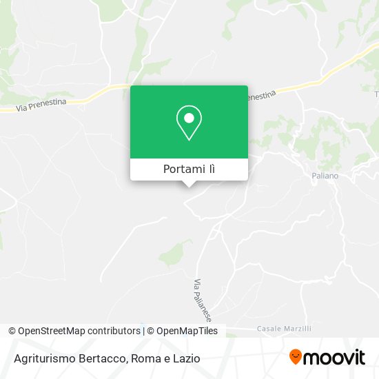 Mappa Agriturismo Bertacco