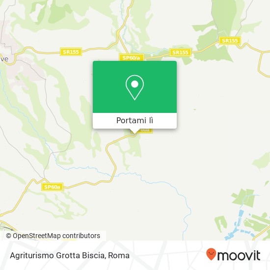 Mappa Agriturismo Grotta Biscia