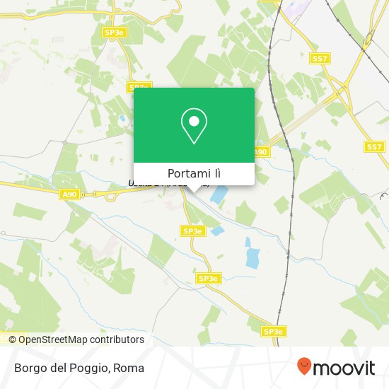 Mappa Borgo del Poggio