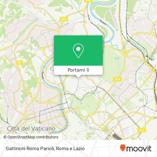 Mappa Gattinoni Roma Parioli