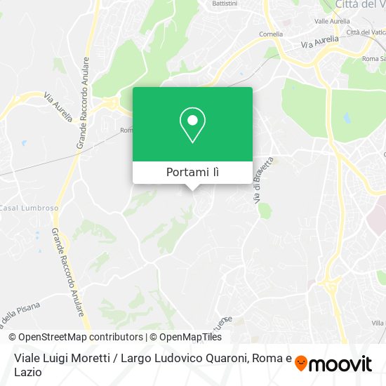 Mappa Viale Luigi Moretti / Largo Ludovico Quaroni