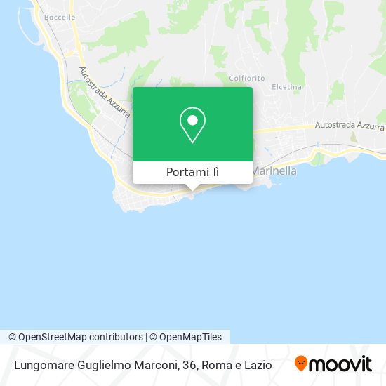 Mappa Lungomare Guglielmo Marconi, 36