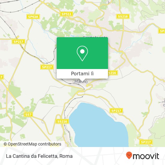 Mappa La Cantina da Felicetta