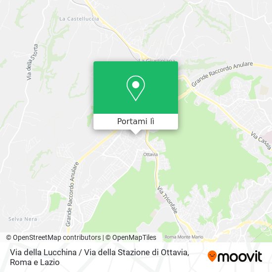Mappa Via della Lucchina / Via della Stazione di Ottavia