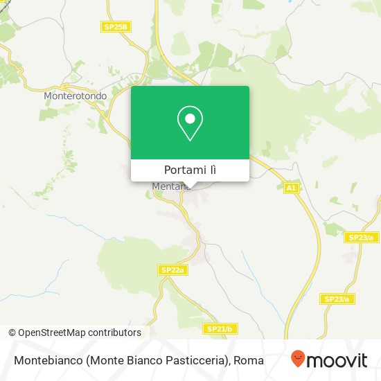 Mappa Montebianco (Monte Bianco Pasticceria)