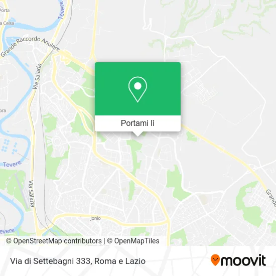 Mappa Via di Settebagni 333