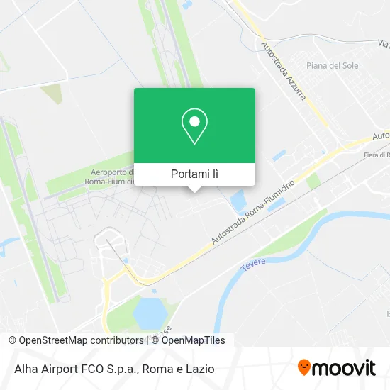 Mappa Alha Airport FCO S.p.a.