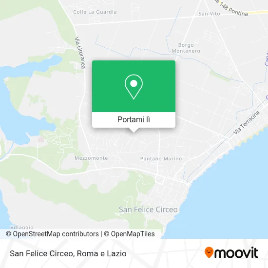 Mappa San Felice Circeo