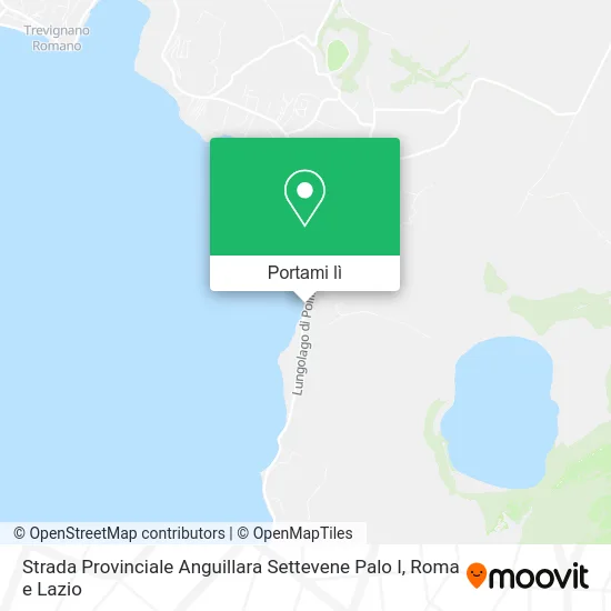 Mappa Strada Provinciale Anguillara Settevene Palo I