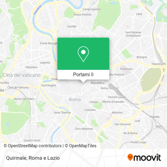Mappa Quirinale