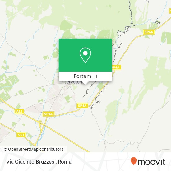 Mappa Via Giacinto Bruzzesi