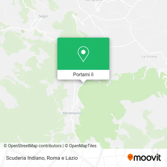 Mappa Scuderia Indiano