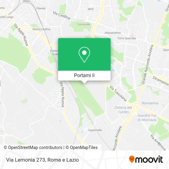 Mappa Via Lemonia 273