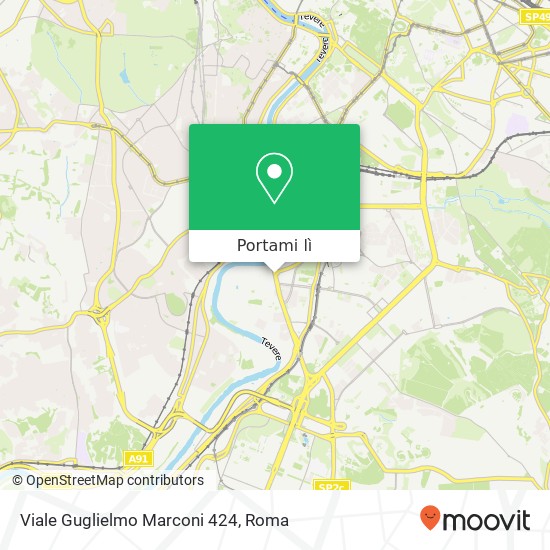 Mappa Viale Guglielmo Marconi 424