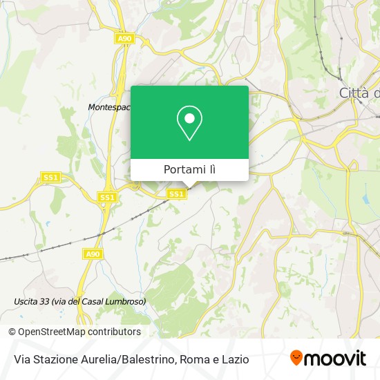 Mappa Via Stazione Aurelia / Balestrino