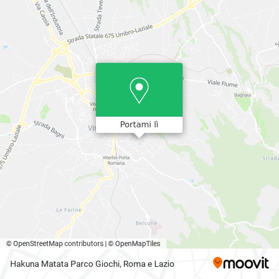 Mappa Hakuna Matata Parco Giochi