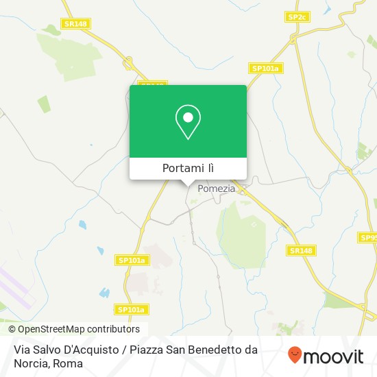 Mappa Via Salvo D'Acquisto / Piazza San Benedetto da Norcia