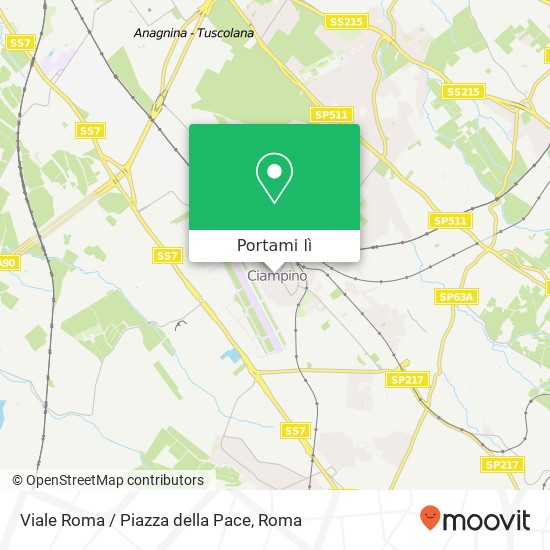 Mappa Viale Roma / Piazza della Pace