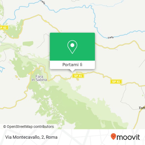 Mappa Via Montecavallo, 2