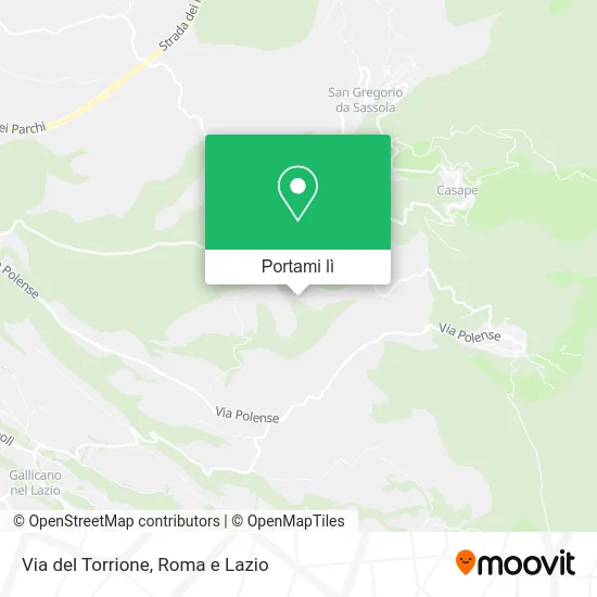 Mappa Via del Torrione
