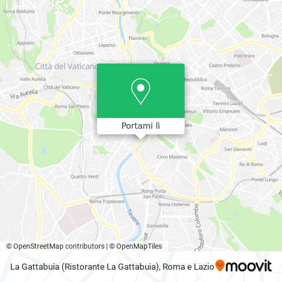 Mappa La Gattabuia (Ristorante La Gattabuia)