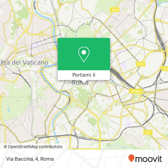 Mappa Via Baccina, 4