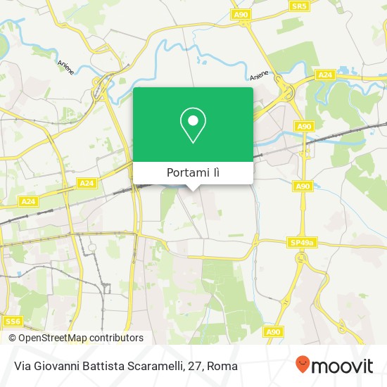 Mappa Via Giovanni Battista Scaramelli, 27