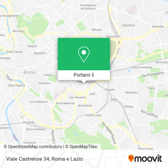Mappa Viale Castrense 34