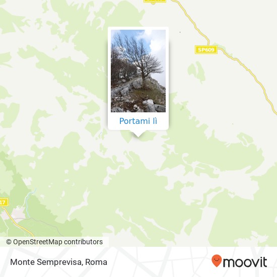 Mappa Monte Semprevisa
