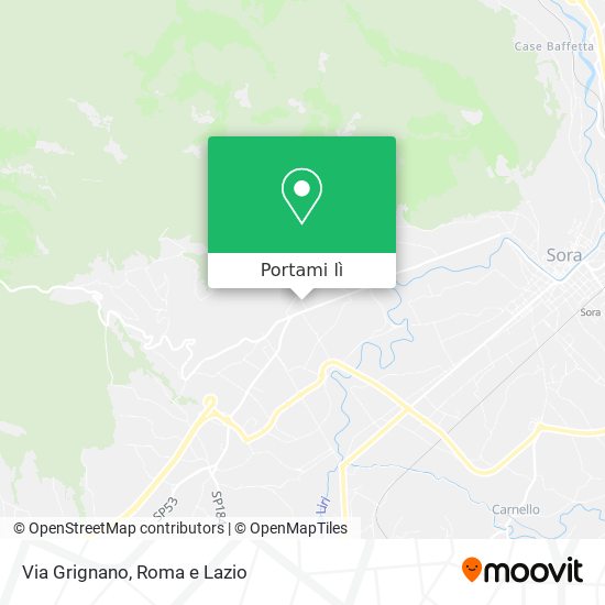 Mappa Via Grignano