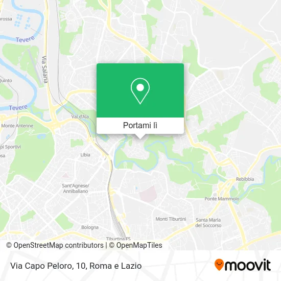 Mappa Via Capo Peloro, 10