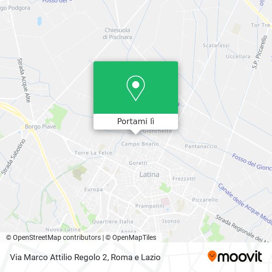 Mappa Via Marco Attilio Regolo 2