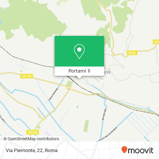 Mappa Via Piemonte, 22