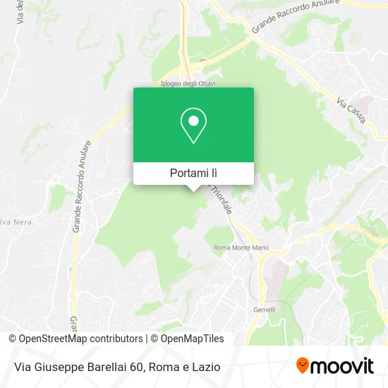 Mappa Via Giuseppe Barellai 60