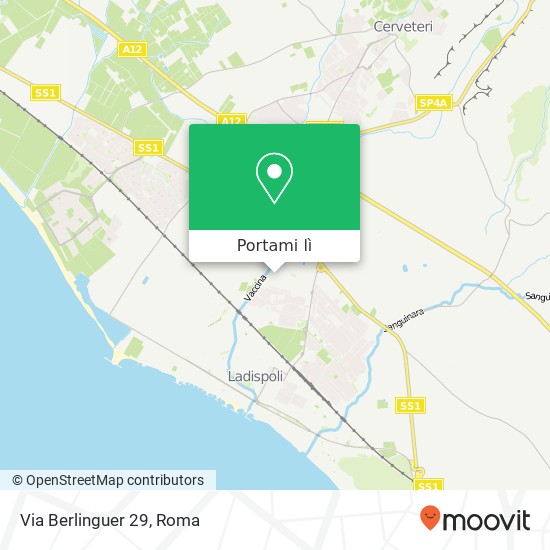 Mappa Via Berlinguer 29