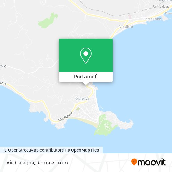 Mappa Via Calegna