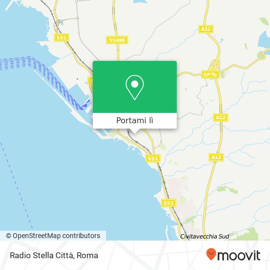 Mappa Radio Stella Città