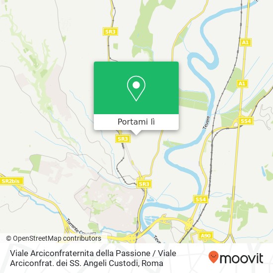 Mappa Viale Arciconfraternita della Passione / Viale Arciconfrat. dei SS. Angeli Custodi