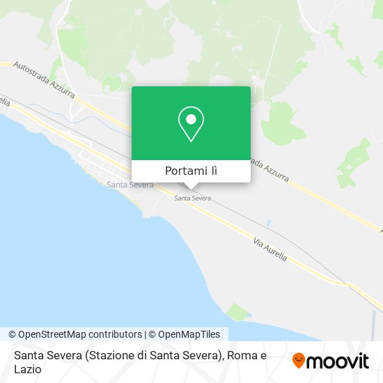 Mappa Santa Severa (Stazione di Santa Severa)