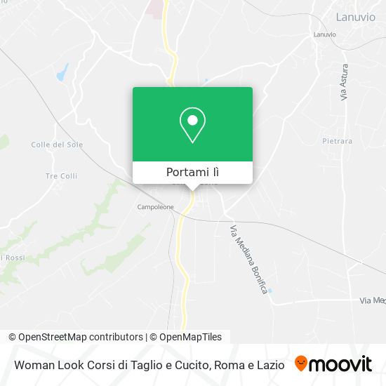 Mappa Woman Look Corsi di Taglio e Cucito