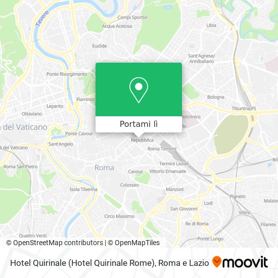 Mappa Hotel Quirinale (Hotel Quirinale Rome)