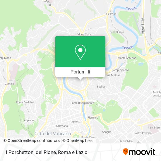 Mappa I Porchettoni del Rione