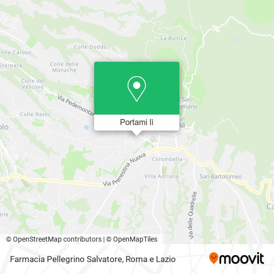 Mappa Farmacia Pellegrino Salvatore