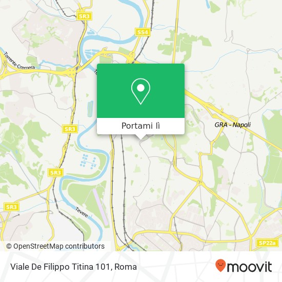 Mappa Viale De Filippo Titina 101