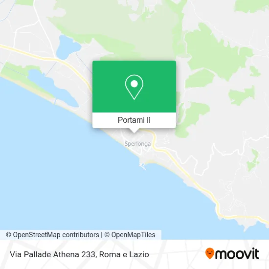 Mappa Via Pallade Athena 233