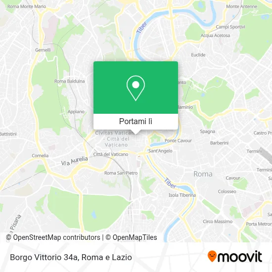 Mappa Borgo Vittorio 34a