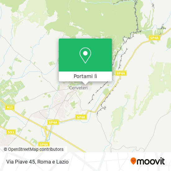 Mappa Via Piave 45